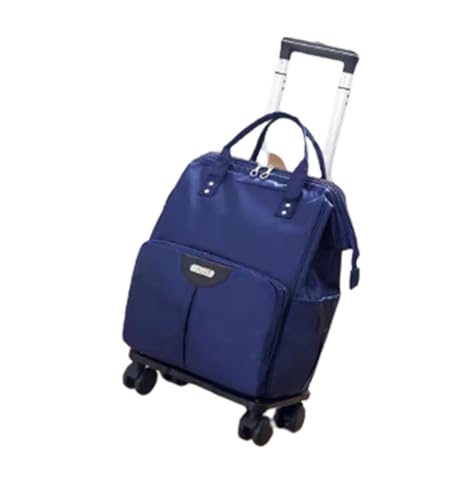 Rollrucksack, Trolley-Tasche, praktischer Reiserucksack mit Rädern für Damen und Herren, große Kapazität mit abnehmbarem Trolley, ideal für Reisen und Pendeln von Generisch