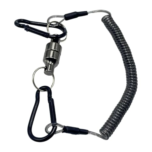 Rucksack-Karabiner-Clip, leistungsstarker Magnet, Wander-Wasserflasche, Kletterschnalle, Spulen-Design, Wandern, Wasserflasche, sicherer Clip mit starkem Magnet für Camping von Generisch