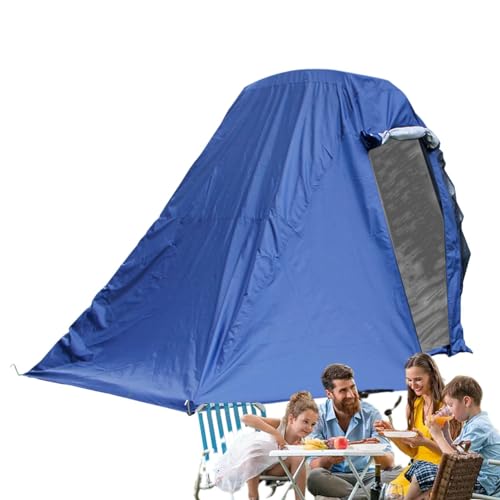 SUV-Zelt, tragbares Schrägheck-Zelt, großes SUV-Zelt, wetterbeständig, tragbares Vorzelt für Auto, SUV, Van, Camping, 2,4 m x 2,4 m x 2,1 m von Generisch