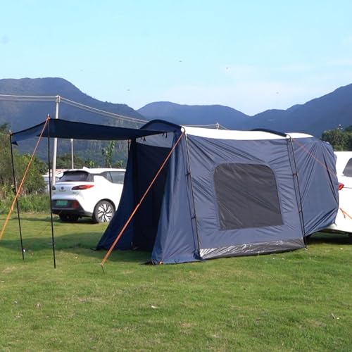 SUV Zelt mit Veranda für Camping - 3-4 Personen geräumiges Kofferraumzelt für Outdoor-Reisecamp, Heckklappenunterstand von Generisch