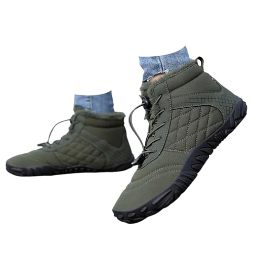 Sale%,BarfußSchuhe Winter Herren Damen Wasserdicht Winterschuhe Outdoor rutschfeste Traillaufschuhe Warm GefüTtert Winterstiefel Unisex 007 AG,42 von Generisch