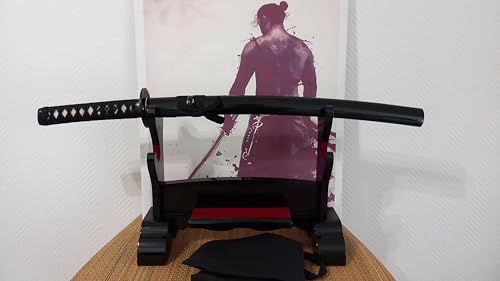 Samurai Tiger Schwerter Wakizashi Schwert - scharf, echt & handgeschmiedet - gefaltetes Wakizashi Schwert ohne Ständer - echtes Japanisches Samurai Sword aus Kohlenstoffstahl - Japan Deko Wakizashi Samurai Tiger Schwerter Wakizashi Schwert - scharf, echt & handgeschmiedet - gefaltetes Wakizashi Schwert ohne Ständer - echtes Japanisches Samurai Sword aus Kohlenstoffstahl - Japan Deko Wakizashi von Generisch