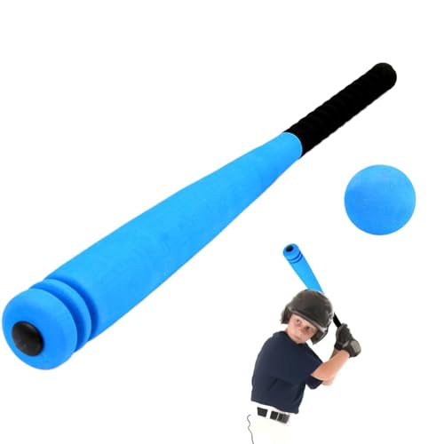 Schaumstoff-Baseballschläger – weiches Kleinkind-Baseball-Set mit Schaumstoffball | Spielzeug-Schlägerset für den Innen- und Außenbereich für Kinder, lustiges Baseballspiel für Haus-, Garten-, Park- u von Generisch