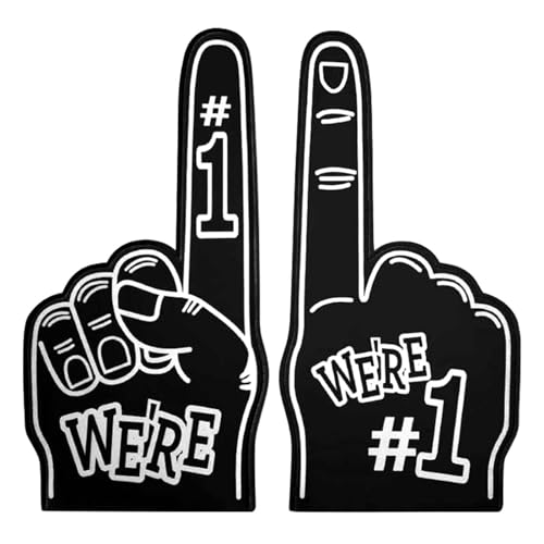 Schaumstoff-Finger, EVA-inspirierende, große Schaumstoff-Hand, wasserdicht, für Sport, Cheerleading, Schaumstoff-Fächer, bequemer Schaumstoff-Handschuh für Fußballspiel, Basketballspiel von Generisch