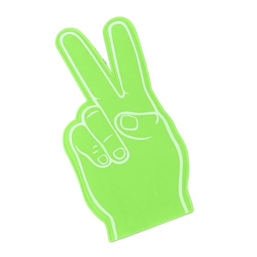 Schaumstoff Finger, Peace-Schaumstofffinger, 18-Zoll-Riesenschaumfinger Deutschland Fanartikel, Fußball Europameisterschaft Schaumhand Nr.1, Inspirierend Sportfan Zubehör Schaumstoff Hand, Grün Schaumstoff Finger, Peace-Schaumstofffinger, 18-Zoll-Riesenschaumfinger Deutschland Fanartikel, Fußball Europameisterschaft Schaumhand Nr.1, Inspirierend Sportfan Zubehör Schaumstoff Hand, Grün von Generisch