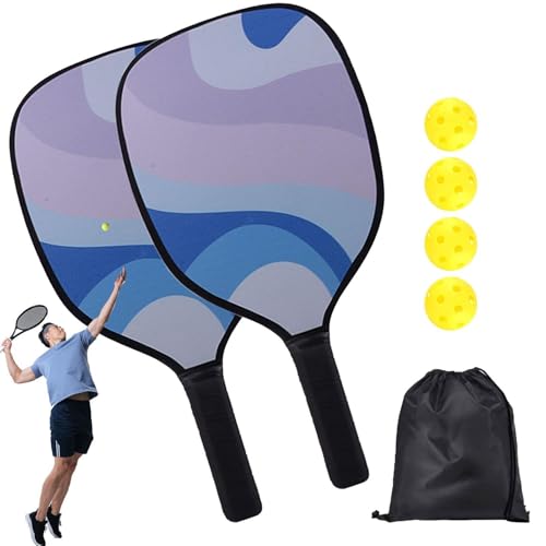 -Schläger, Schläger,-Schläger-Set aus - Ergonomischer Griff, Ausrüstungsschläger-Set mit Aufbewahrungstasche für Höfe, Rasen, Fitnessstudios, Terrassen, Parks von Generisch