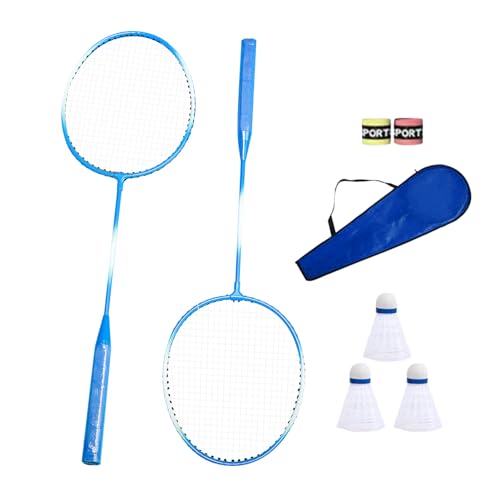 Schläger, Stabile Spieler Badmintonschläger 2er Set, Bequemer Griff Badmintonschläger Set, 2 Spieler Badmintonschläger Set, Legierung Badminton Set, Professionelle Badminton Set, Badminton Sets für Schläger, Stabile Spieler Badmintonschläger 2er Set, Bequemer Griff Badmintonschläger Set, 2 Spieler Badmintonschläger Set, Legierung Badminton Set, Professionelle Badminton Set, Badminton Sets für von Generisch