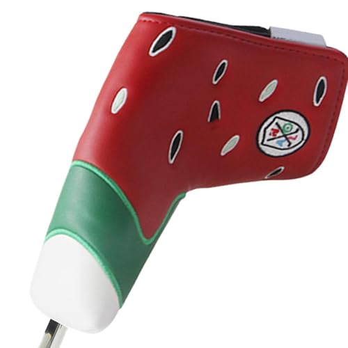 Schlägerkopfhüllen für Golfschläger,Golfputterhüllen,wasserdichte magnetische Putter-Abdeckung, schützende Schlägerhüllen - Wunderschöne Golfzubehör-Golfschlägerabdeckung für L-förmige Putter von Generisch