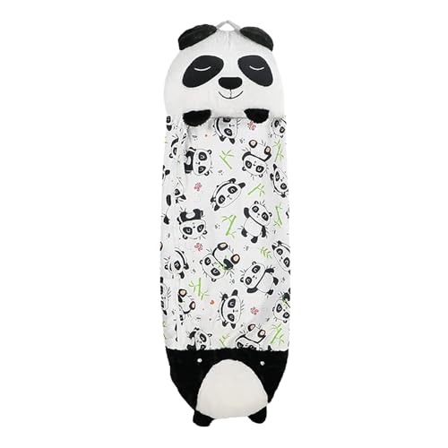 Schlafsack für Kinder im Panda-Stil, Faltbarer, trittfester Schlafsack für Kinder Füllung Für Kissen (White, One Size) von Generisch