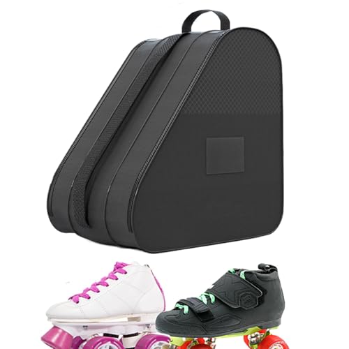 Schlittschuh-Tasche, Schlittschuh-Tragetasche, atmungsaktive Skatetasche, Rollschuh-Aufbewahrungstasche, Eiskunstlauf-Tasche, Roller-Tasche, Skating-Schuhe Aufbewahrung, verstellbarer Schultergurt, von Generisch