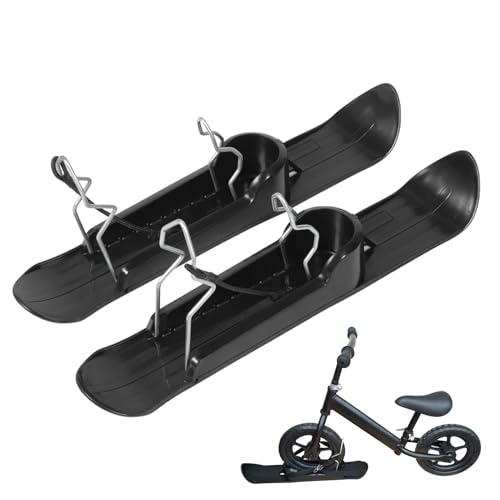 Schnee-Ski-Set, Balance Cycling Schnee-Ski-Set, Winterschlittenbrettbefestigung, Leichtes Schneeschlittenbrett-Set für Roller für Schneefelder, Kinderwagen Schnee-Ski-Set, Balance Cycling Schnee-Ski-Set, Winterschlittenbrettbefestigung, Leichtes Schneeschlittenbrett-Set für Roller für Schneefelder, Kinderwagen von Generisch