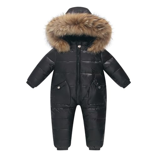 Schneeoverall Mädchen, Skianzug Kinder Jungen Wasserdicht Outdoor Skihose - Winteranzug Thermo Winteroverall Warmer Bekleidungsset Unisex Schneeanzug Atmungsaktiv Verdickt Warm Schneeoverall von Generisch