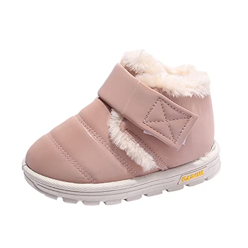 Schneeschuhe Kinder Jungen Mädchen Outdoor Wasserdicht Winterstiefel Winterschuhe Sport rutschfeste Schneestiefel Snowboots Warm Gefüttert Schwarz Snow Boots Winter Leicht Sportschuhe Wanderstiefel von Generisch