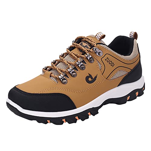 Schuhe Breite Füße: Hoch Wasserdicht rutschfeste Bequem Schuhe Sportschuhe Abriebfest 48 Sportlich Winter Outdoor Schuhe Sneaker Leicht Atmungsaktive Wanderschuhe Trekkingschuhe von Generisch