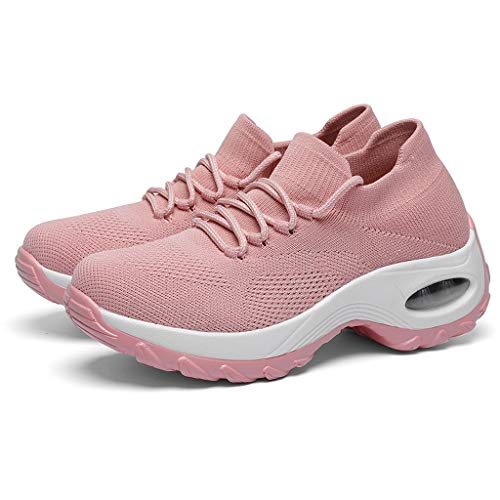 Schuhe Damen Sneaker, Turnschuhe Damen Leichte Laufschuhe - Orthopädische Schuhe Walking Barfuss Frauen Hallenturnschuhe Stoff Sports & Outdoor Shoes Wasserfest Barfußschuhe Sportschuhe von Generisch