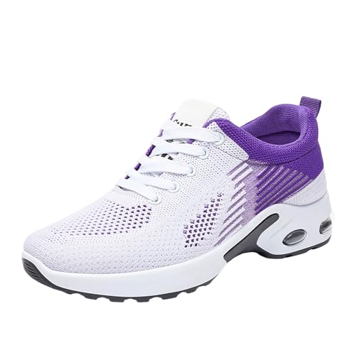 Schwarze Sneaker Damen, Laufschuhe Damen, Cloudwalk Pro Schuhe - Ergonomischer Schmerzlinderungs-Schuh Air Sneaker Orthopädische Shock Absorbing Turnschuhe Leicht Luftpolster Sportschuhe Atmungsaktiv von Generisch