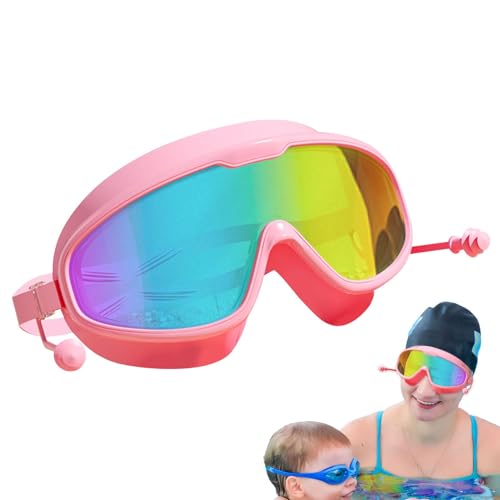 Schwimmbrille für Erwachsene, Anti-Beschlag-Schwimmbrille | Verstellbare Weitsicht-Schwimmbrille | HD-Klarheits-Schwimmbrille, vollständiger Schutz, keine auslaufende Brille für Jugendliche, Männer, F von Generisch