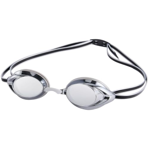 Schwimmbrille für Erwachsene,Antibeschlag-Schwimmbrille - Silikon-Antibeschlag-Schwimmbrille für Erwachsene, Poolbrille,UV-Schutz, auslaufsicheres Schwimmzubehör, Weitsicht-Schwimmbrille für Erwachsen von Generisch