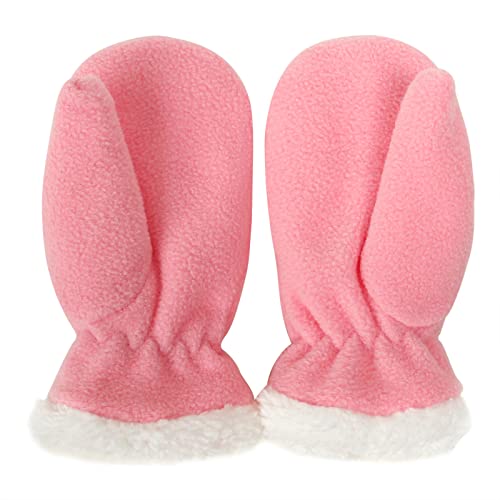 Seidenhandschuhe Damen Unterzieh Fishnets Handschuhe für Ski Fäustlinge für Baby 14 Winter warm Schnee Schnee Handschuhe Säuglingshandschuhe Handschuhe Schwarze Lange Handschuhe Gloves (Pink, L) von Generisch