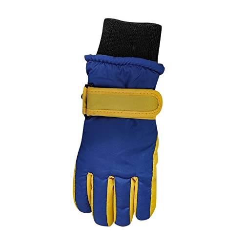 Seidenhandschuhe Damen Weiß Lange Handschuhe Hands Winter Skihandschuhe Warme Handschuhe Warme süße bedruckte Fahrradhandschuhe Weiche winddichte Latex Handschuhe Schwarz Opera Gloves (Blue, One Size) von Generisch