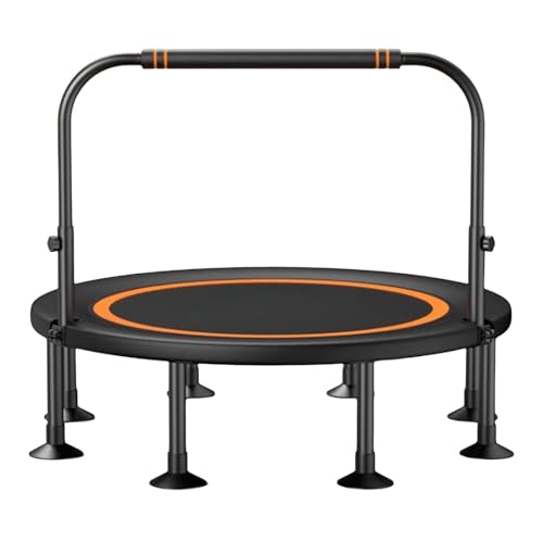 SereneLife faltbares Trampolin für Erwachsene, Outdoor-Rebounder, maximale Traglast 400 kg, Heim-Fitnessübung für Kinder und Erwachsene von Generisch