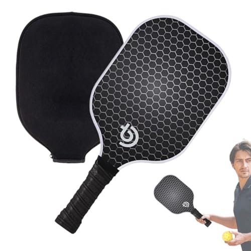 -Set mit Tasche, Schläger aus Kohlefaser | Pickle Ball Paddle mit Tasche Leichter Pickle Ball Schläger - Outdoor Supplies Anti-Rutsch-Gurkenball-Set mit Komfortgriff für den Außenbereich von Generisch