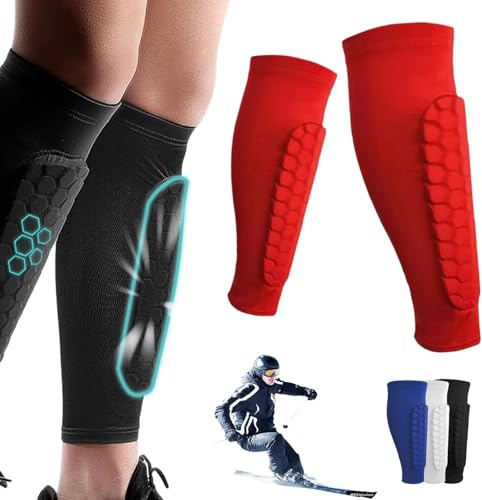 Shin Defender Shin Guards, Shinbang Protector 2.0, Shinbang Protector Ski, Shin Defender Shin Guards Kids, Fit Conforms to The Leg, Shin Pads Cover for Sports von Generisch