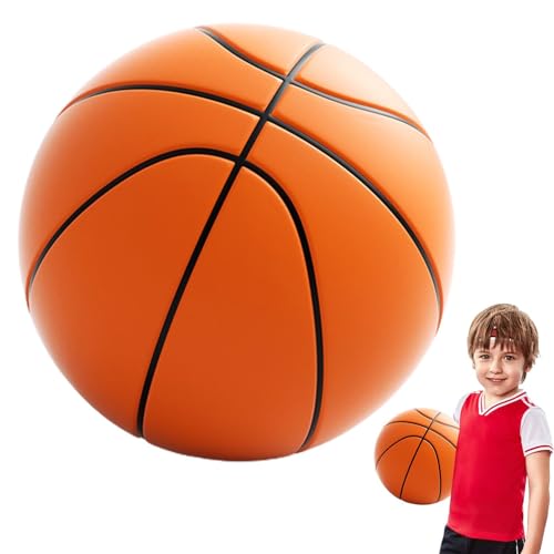 Silent Basketball Lautloser Basketball Leiser Basketball, Basketball Größe 7/5, Leises Dribbeln Für Den Innenbereich, PU Soft Basketball Ball Silent Ball, Heller Schaumstoffball, Gedämpfter Basketball Silent Basketball Lautloser Basketball Leiser Basketball, Basketball Größe 7/5, Leises Dribbeln Für Den Innenbereich, PU Soft Basketball Ball Silent Ball, Heller Schaumstoffball, Gedämpfter Basketball von Generisch