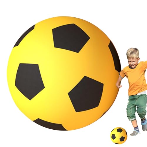 Silent Soccer für Kinder, Silent Soccer Ball, Kinder Fußball Ball Fußball Stilles Spielzeug, Sommerball beim Sport, Übung für die Motorik des Kindes, Fußball für Strand, Spielplatz, Hinterhof von Generisch