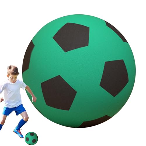 Silent Soccer für Kinder, Silent Soccer Ball - Weicher Indoor-Fußballspielzeugball ohne Lärm - Training Fußball Jonglieren Dribbling Ball Spielzeug für Sommersportspaß auf Spielplätzen, Parks von Generisch