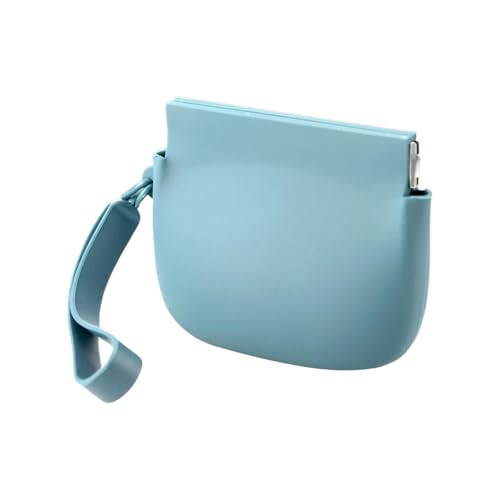 Silikon-Brieftasche, Münzhalter, 10 x 8 cm, Münzhalter, Silikon-Aufbewahrungstasche für Damen und Herren, blau, Refer to description, Unisex von Generisch