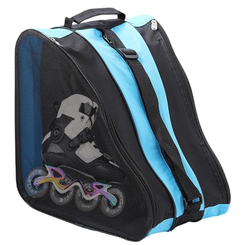 Skate Carrying Bag, Ice Skate Bag, Skate Gear Storage, Ice Skating Storage Bag,Waterproof Breathable Ice Skate Bag Thickened Roller Skate Accessories, Portable Roller Skate Bag For Water Bottle von Generisch