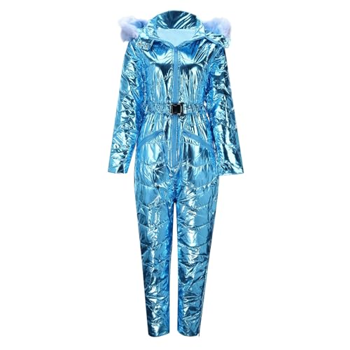 Skianzug Damen Einteiler Schneeoverall Outdoor Schneeanzug Damen Winter Overall Wasserdicht Skioverall Overall Ski Overall Mit Kapuze Blau L Skianzug Damen Einteiler Schneeoverall Outdoor Schneeanzug Damen Winter Overall Wasserdicht Skioverall Overall Ski Overall Mit Kapuze Blau L von Generisch