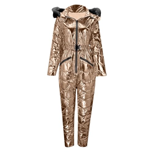 Generisch Damen Winter Overall Wasserdicht Skianzug Damen Winter Overall Mit Kapuze Gold M Generisch Damen Winter Overall Wasserdicht Skianzug Damen Winter Overall Mit Kapuze Gold M von Generisch