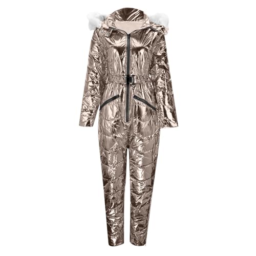 Skianzug Damen Einteiler Schneeoverall Outdoor Schneeanzug Damen Winter Overall Wasserdicht Skioverall Overall Ski Overall Mit Kapuze Khaki M Skianzug Damen Einteiler Schneeoverall Outdoor Schneeanzug Damen Winter Overall Wasserdicht Skioverall Overall Ski Overall Mit Kapuze Khaki M von Generisch