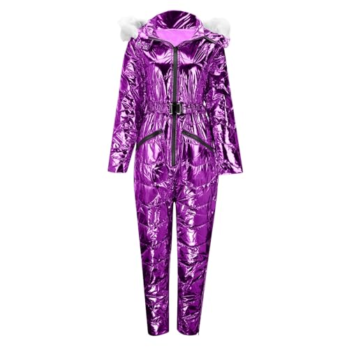 Skianzug Damen Einteiler Schneeoverall Outdoor Schneeanzug Damen Winter Overall Wasserdicht Skioverall Overall Ski Overall Mit Kapuze Lila L Skianzug Damen Einteiler Schneeoverall Outdoor Schneeanzug Damen Winter Overall Wasserdicht Skioverall Overall Ski Overall Mit Kapuze Lila L von Generisch