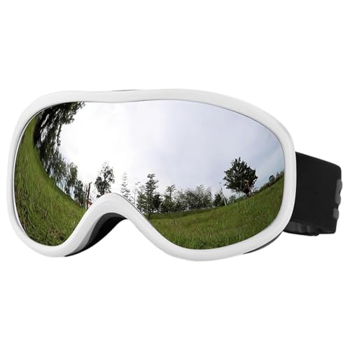 Skibrille, Skibrille, winddichte Schneebrille, Wintersportbrille, Premium-Staubschutzbrille, Anti-Beschlag-Doppelschicht-Design, 7,09 x 3,94 Zoll für Schneesport und Fallschirmspringen mit von Generisch