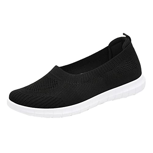 Sneaker Damen Sommer, Sneaker Damen Bequeme Turnschuhe - Hallenschuhe rutschfest Barfuss Schuhe Wasserfest Fitnessschuhe Gym Stoff & Sportschuhe Für Walking Atmungsaktive Laufschuhe Atmungsaktiv von Generisch