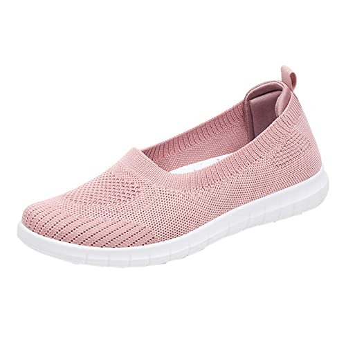 Sneaker Damen Sommer, Sneaker Damen Leichte Laufschuhe - Hallenturnschuhe Walkingschuhe Frauen Sport Schuhe rutschfest Wanderschuhe Atmungsaktive Stoff Turnschuhe Atmungsaktiv Sportschuhe von Generisch