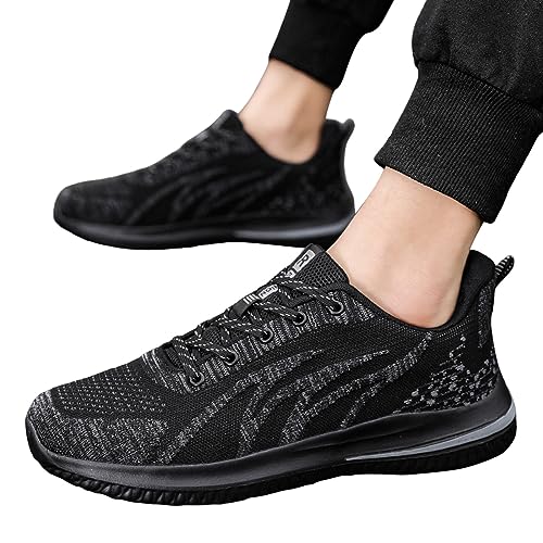 Sneaker Herren rutschfest Weicher Boden Sneaker Arch Support Casual Walkingschuhe Fitness Atmungsaktiv Sportschuhe Luftpolster Outdoor Barfußschuhe Leichtgewichts Mesh Schuhe von Generisch