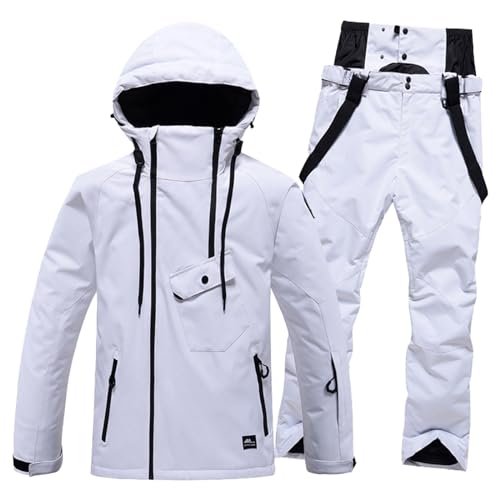 Snowboardjacke Herren, Skianzug Herren 2 Teilig Set Wasserdicht Thermo Overall Winter Snowboard Set Thermoanzug Warm Ski Anzug Snowboardjacke Skibekleidung Schneeanzug Langlaufski Set Snowboardjacke Herren, Skianzug Herren 2 Teilig Set Wasserdicht Thermo Overall Winter Snowboard Set Thermoanzug Warm Ski Anzug Snowboardjacke Skibekleidung Schneeanzug Langlaufski Set von Generisch