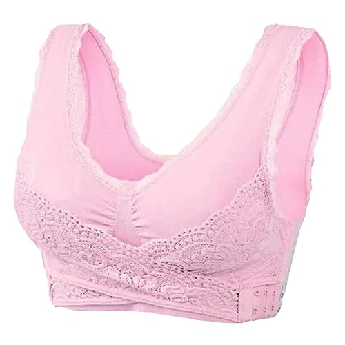 Sport BH Damen Soft Wireless Bikini Gepolstert Essential Running Bra Adjustable Stretch Bralette Bequem Leichter Wohlfühl-BH Colorful Fitness Bra Breathable T-Shirts BH von Generisch