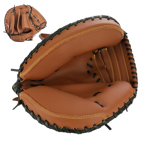 Sport-Baseball-Handschuhe, Softball-Fänger, dicke Baseballhandschuhe, verschleißfester Fanghandschuh, Softball-Übungsausrüstung, Anfänger, Spieltraining, Softball-Fänger für Erwachsene von Generisch