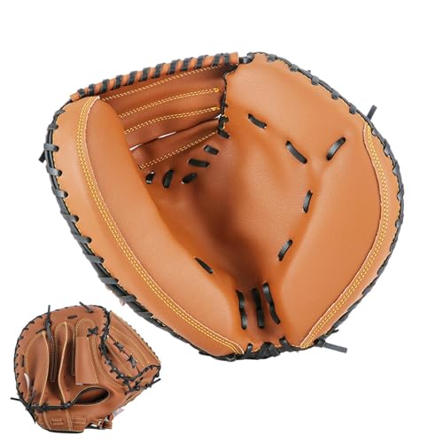 Sport-Baseball-Handschuhe – dicker Baseball-Handschuh, dicker Baseball-Handschuh, bequemer Fanghandschuh, Baseball, Softball, Feldhandschuhe, Baseball-Feldhandschuhe von Generisch