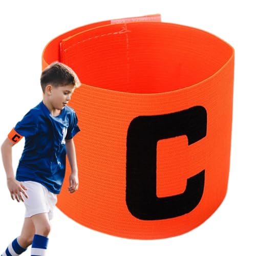 Sport-Fußball-Kapitänsarmband, Kinder-Fußball-Kapitänsarmband | Fußball-Mannschaftskapitän-Zubehör-Armbinde,Sport-Gesundheitstraining Fußball-Kapitänsarmband für Basketball, Volleyball, Tischtennis von Generisch