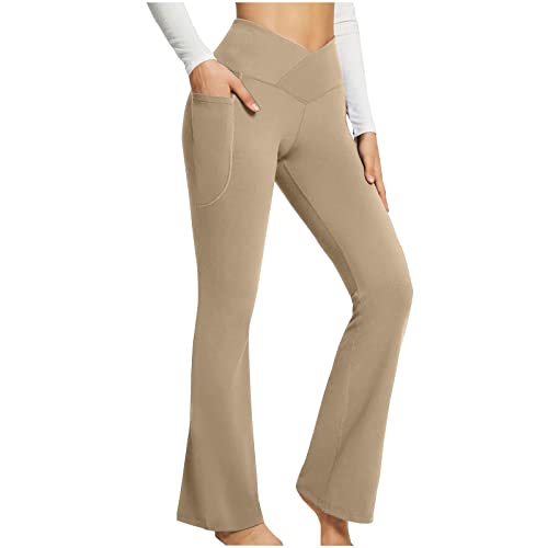 Sport Jogginghose Damen, Wide Leg Pants Women, Sporthose Damen Sport Hosen Yoga Hose Yogahose Weitem Bein Weites Jogginghose Baggy Lang Weite Weit Wide Leg Elegante Baumwolle Bequeme Teenager Mädchen von Generisch