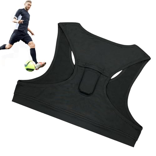 Sport Tracker Weste Fußball, GPS Tracker Weste Fußball - Fitness Tank Top - Trainingsweste für Fußballweste, atmungsaktive Sportweste für GPS-Tracker für Herren Damen, ohne von Generisch