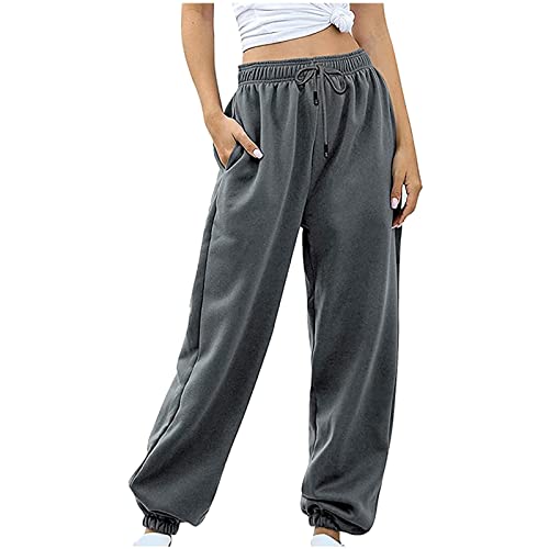 Sportbekleidung Für Damen, Jogginghose Damen Sporthosen Lange Yoga Hosen Loose Casual Jogginghose High Waist Loose Fit Elastischer Bund Freizeithosen Hohe Trainingsanzug Hosen Sweathose Mit Taschen Sportbekleidung Für Damen, Jogginghose Damen Sporthosen Lange Yoga Hosen Loose Casual Jogginghose High Waist Loose Fit Elastischer Bund Freizeithosen Hohe Trainingsanzug Hosen Sweathose Mit Taschen von Generisch