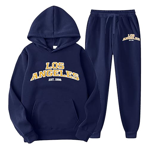 Sportbekleidung Hoodie Herren Reißverschluss Trainingsanzug Baumwolle Freizeitanzug Sport Komplett Angelanzug Joginanzuge Zweiteiler Y2k Outfit Jogginghose Sportanzug von Generisch