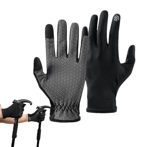 Sporthandschuhe - Winter-Thermohandschuhe | Winddichte Laufhandschuhe | Flexible Touchscreen-Fahrradhandschuhe | Rutschfeste leichte Handschuhe | Atmungsaktive Fahrradhandschuhe für Männer und Frauen von Generisch